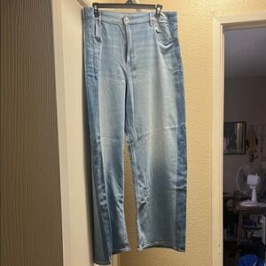American Eagle Outfitters Women’s Light Blue Flare Jeans